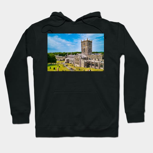 St Davids Cathedral - Historic Buildings - Pembrokeshire, Wales Hoodie by Harmony-Mind